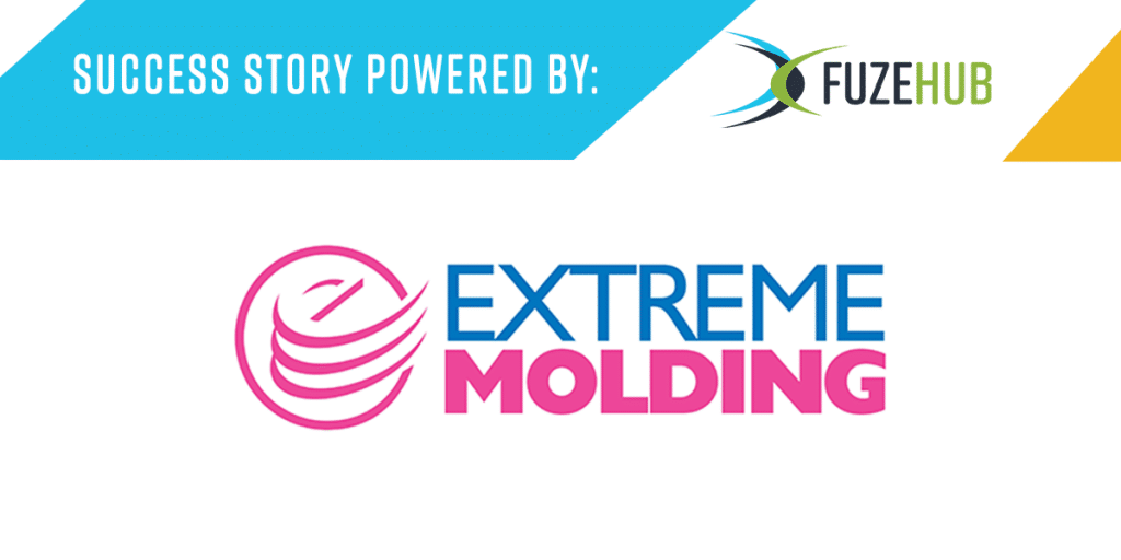 Success Story Powered By: Extreme Molding, their logo