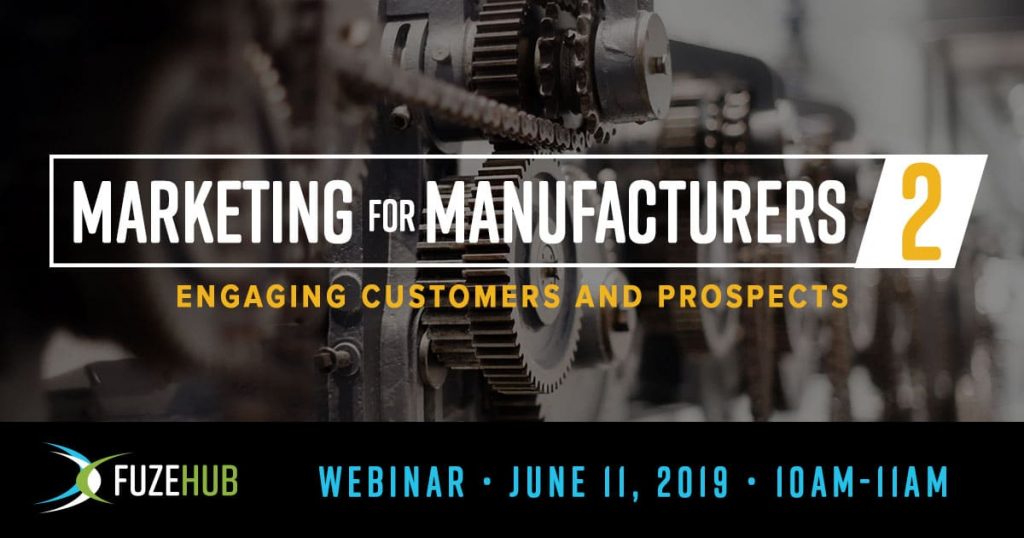 Marketing for Manufacturers 2 : Webinar SM graphic