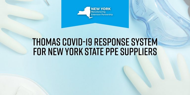 Thomas Covid-19 Response System For New York State Ppe Suppliers