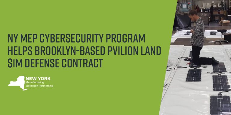 Ny Mep Cybersecurity Program Helps Brooklyn-based Pvilion Land $1m Defense Contract