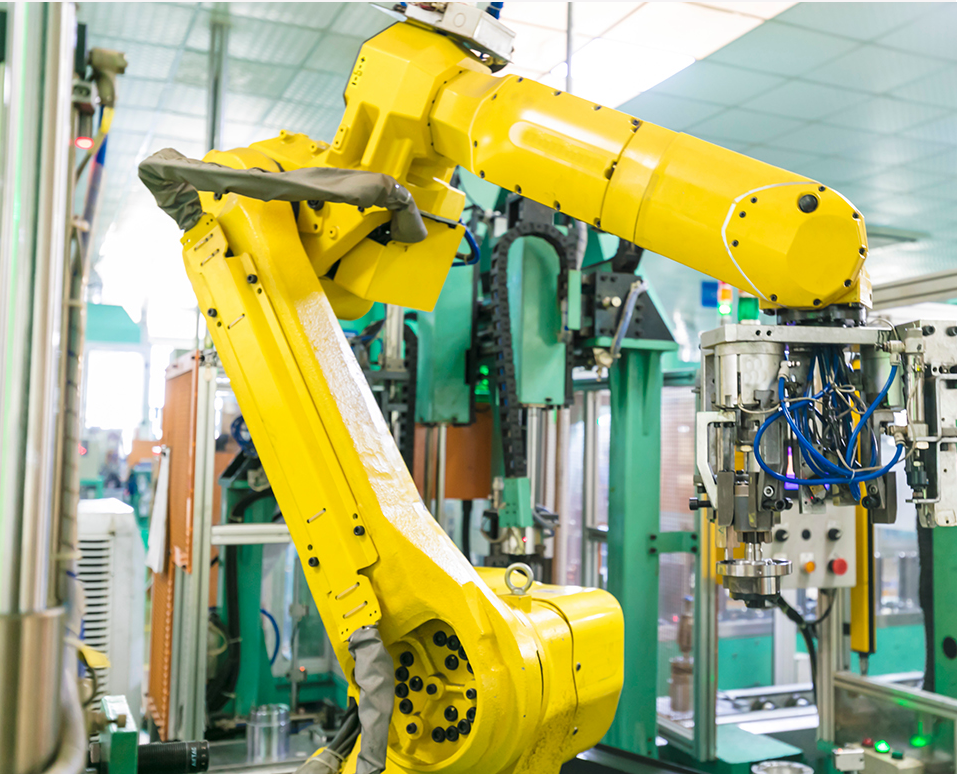 Robot Arm on Factory Floor