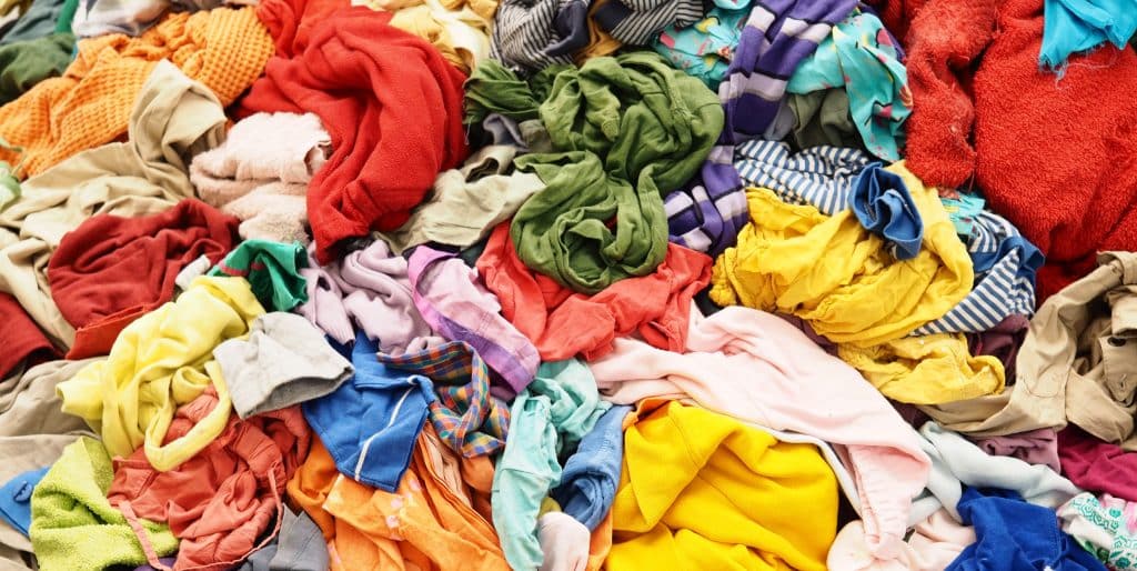 pile of colorful clothes