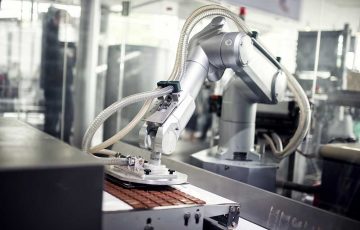 Robot on assembly line